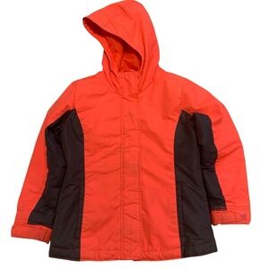 Old Navy Snow Jacket S (6-7) Orange/Red Black